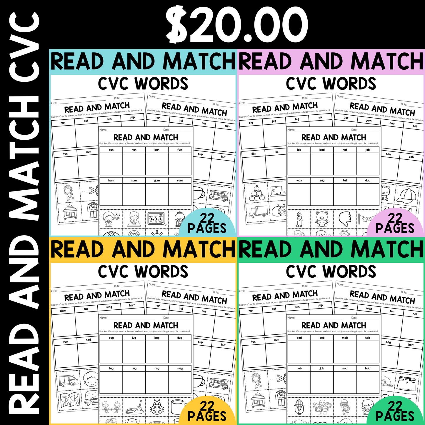 Read and Match CVC