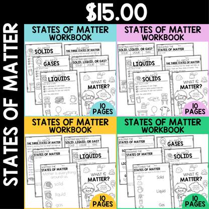 States of Matter Workbook