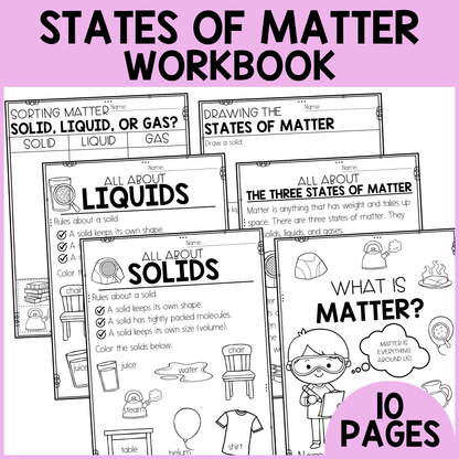 States of Matter Workbook