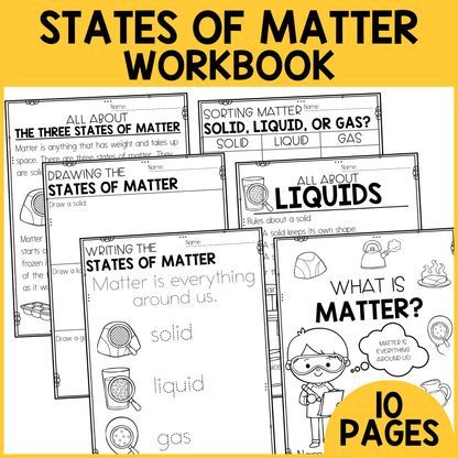 States of Matter Workbook