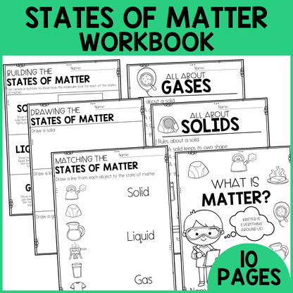 States of Matter Workbook