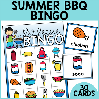 Summer BBQ Bingo