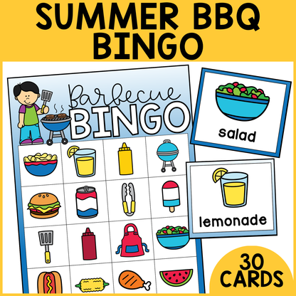 Summer BBQ Bingo