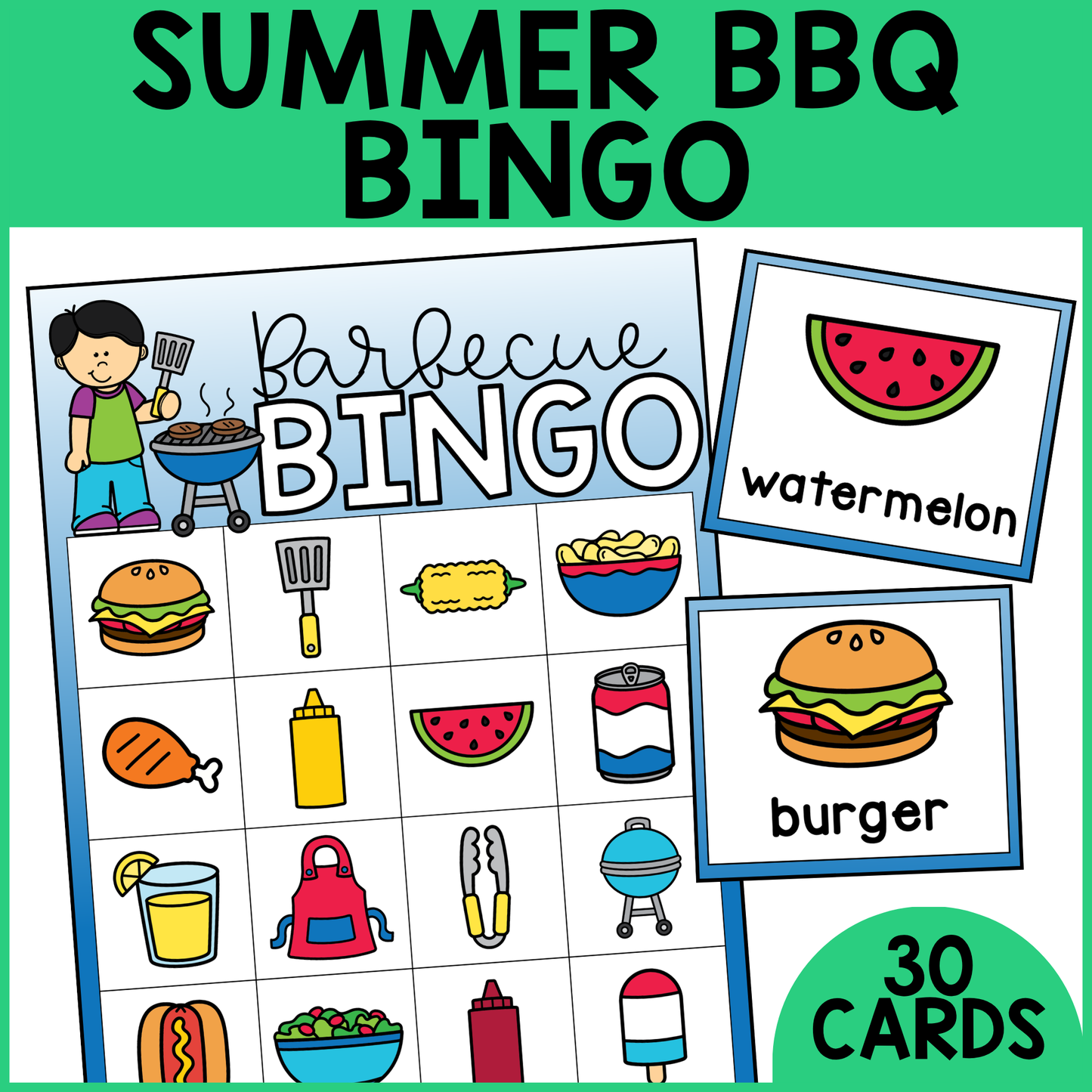Summer BBQ Bingo