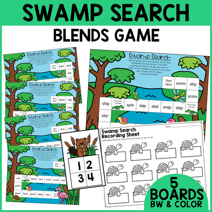 Swamp Search Blends Game