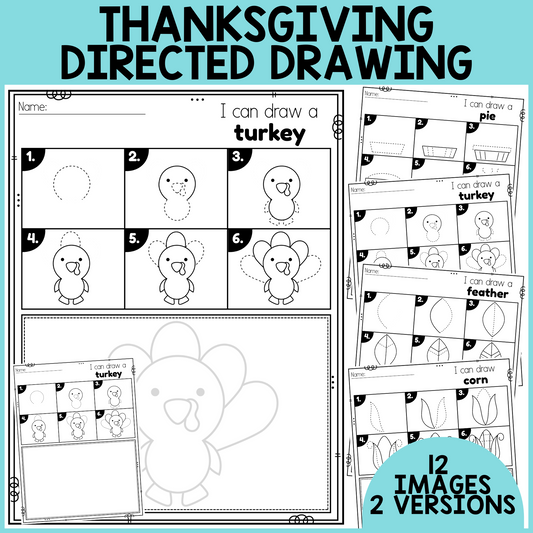 Thanksgiving Directed Drawing