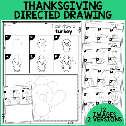 Thanksgiving Directed Drawing