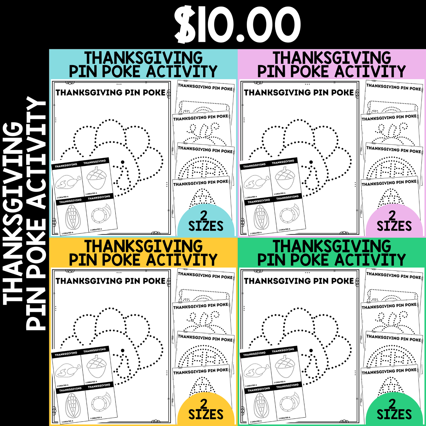 Thanksgiving Pin Poke Activity