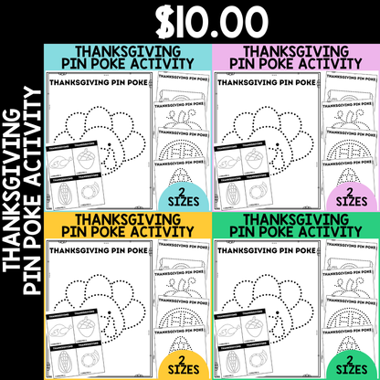 Thanksgiving Pin Poke Activity
