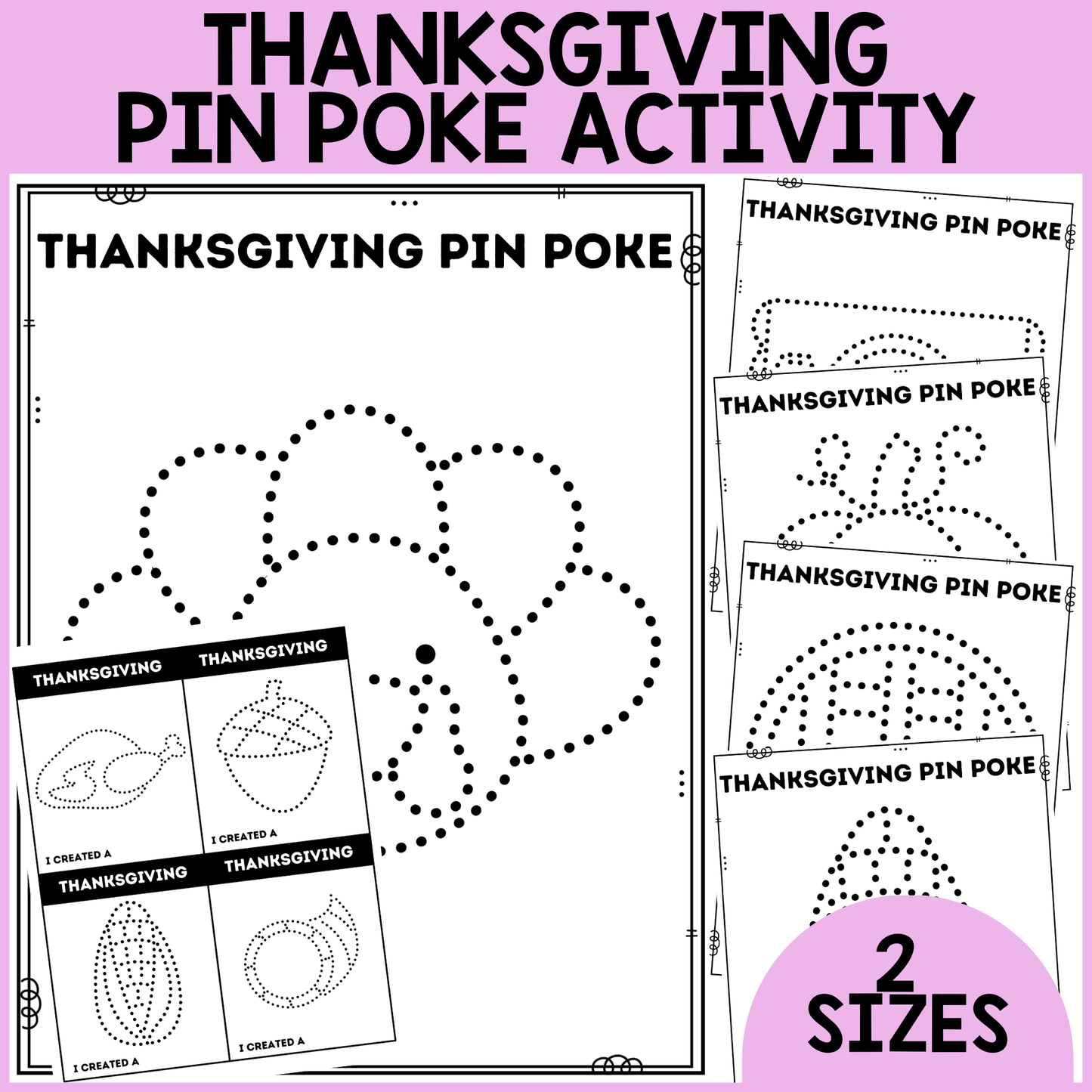 Thanksgiving Pin Poke Activity