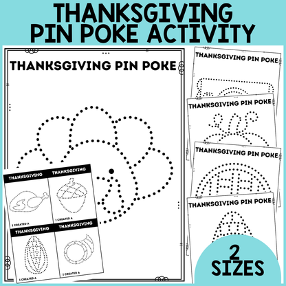 Thanksgiving Pin Poke Activity