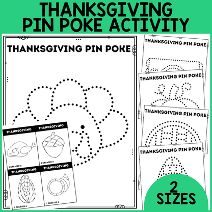 Thanksgiving Pin Poke Activity