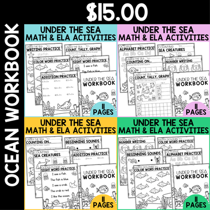 Under the Sea Workbook