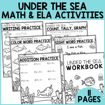 Under the Sea Workbook