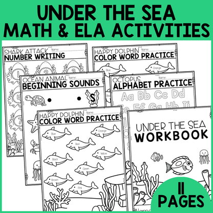 Under the Sea Workbook
