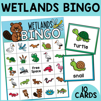 Wetland Animal Bingo