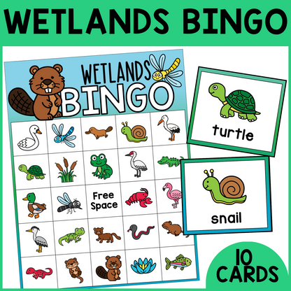 Wetland Animal Bingo